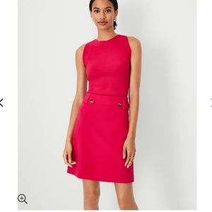 Button Tab-A line skirt